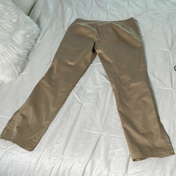KENAR, NWOT, KHAKI SLACKS W/ leg zippers - Picture 3 of 8